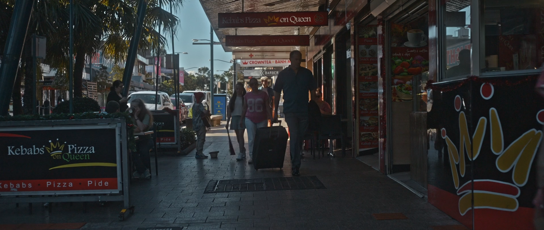 Man walking in Queen Street Campbelltown